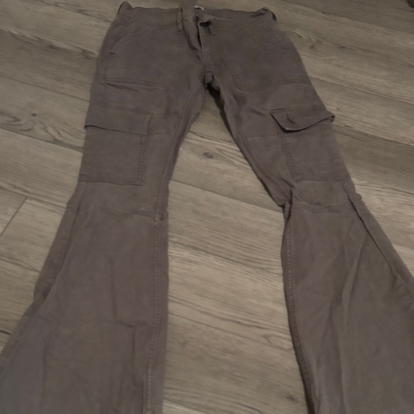 Arizona Jean Company Gray Flare Jeans - Picture 2 of 3